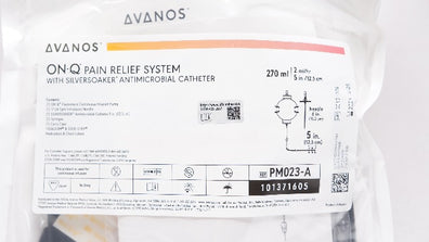Avanos PM023-A On-Q Pain Relief System W/Antimicrobial Cath. 270ml x 5 inch (x)